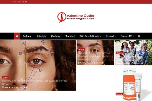 Refined Magazine theme site design template sample