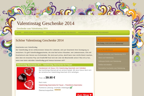 valentinstag-geschenke.org site used Florance