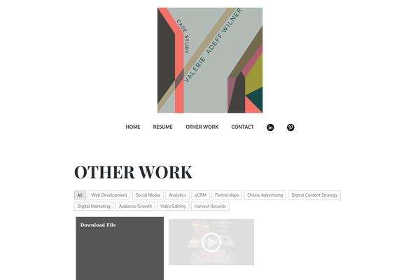 valerieadeff.com site used FabMasonry