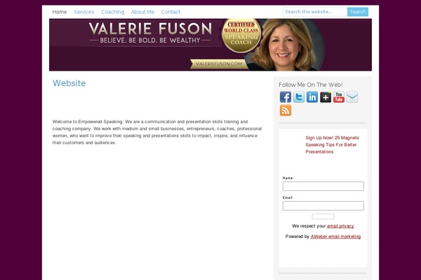 Lifestyle theme site design template sample