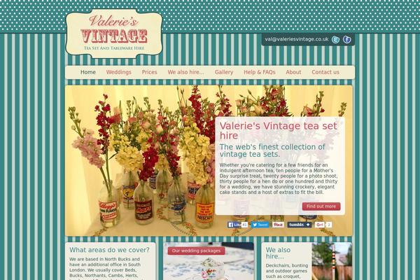 Vintage theme site design template sample