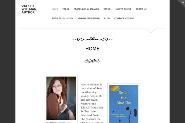 Blank theme site design template sample