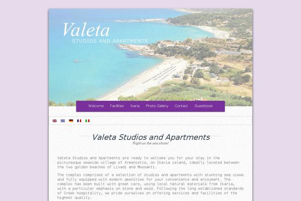 Zante theme site design template sample