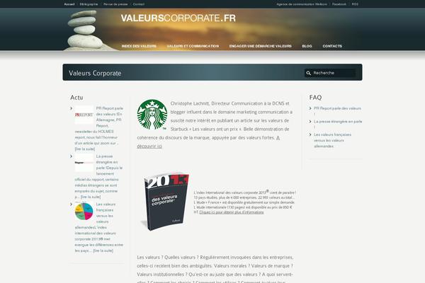 valeurscorporate.fr site used Karma
