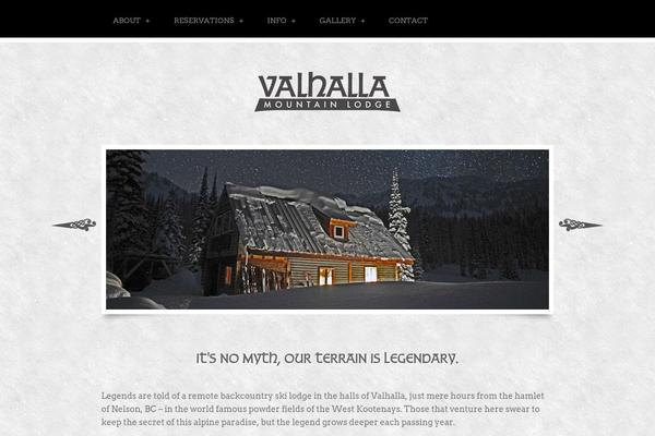 valhallamountainlodge.com site used Wpwave