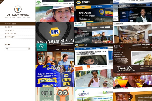 Elastico theme site design template sample