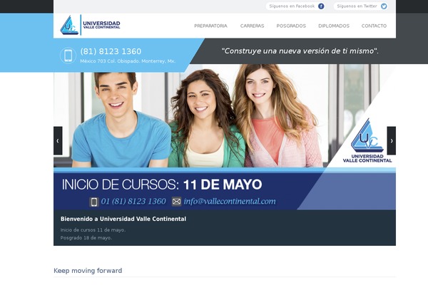 My College theme site design template sample