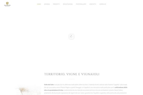 Vino theme site design template sample