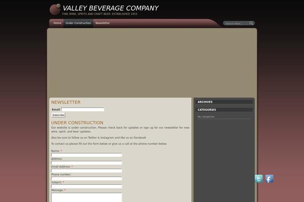 Evening Shade theme site design template sample
