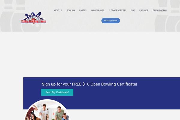 Rise theme site design template sample