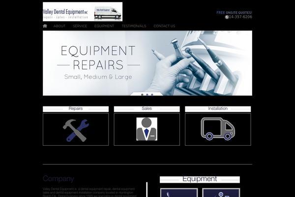 Dental theme site design template sample