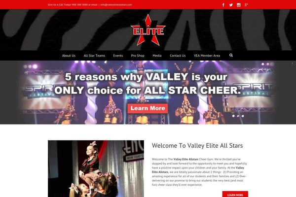Valley theme site design template sample
