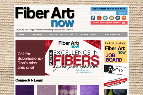 valleyfiberlife.com site used Fiberartnow