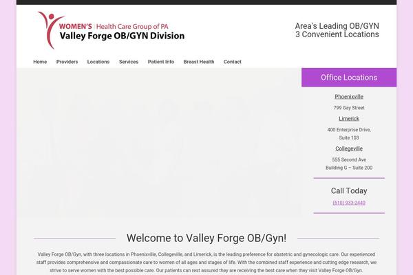 Doctor theme site design template sample