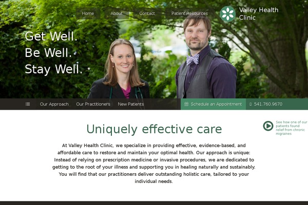 valleyhealthclinic.com site used Greencastle