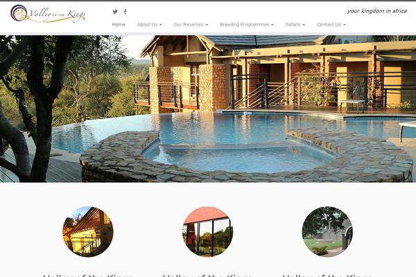 valleyofthekings.co.za site used Customizr