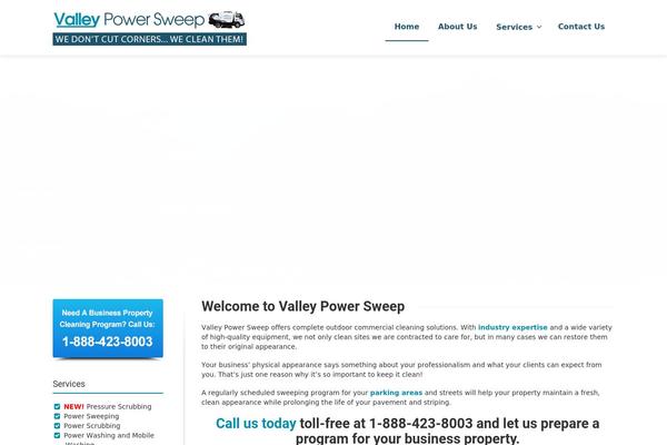 Envision theme site design template sample