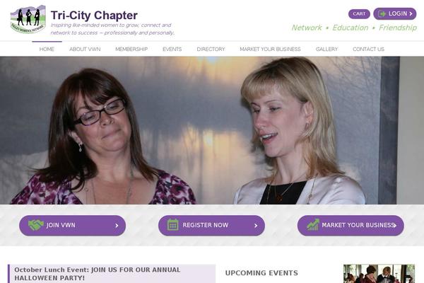 Vantage theme site design template sample