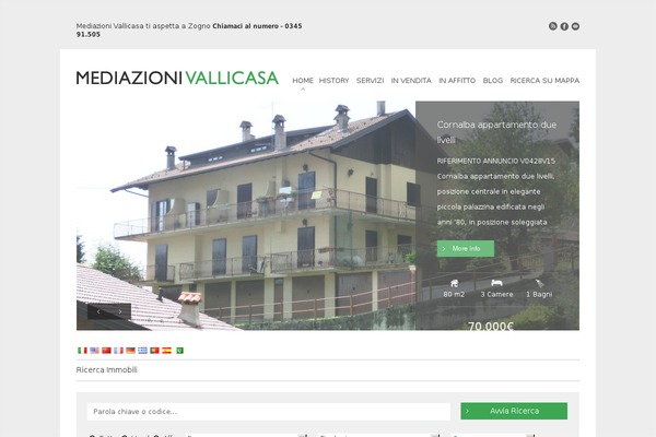 deCorum theme site design template sample