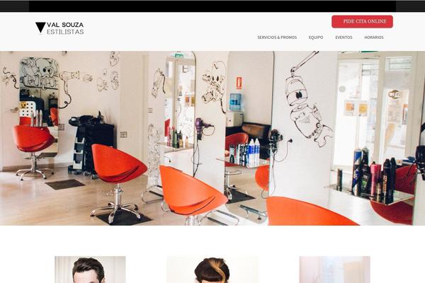 Embrace theme site design template sample