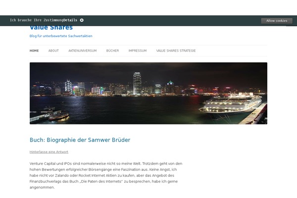 Site using Cookie Opt In plugin