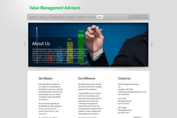 TheProfessional theme site design template sample