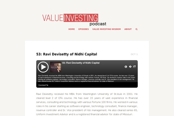 valuepodcast.com site used Basic
