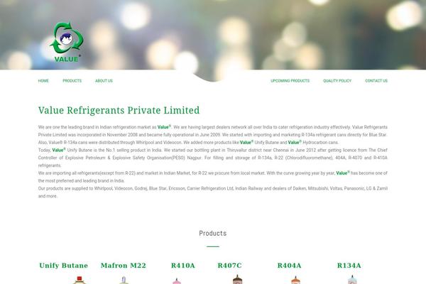 valuerefrigerants.com site used Creatify