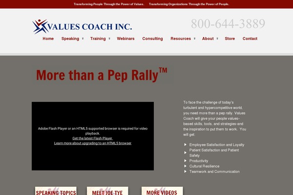 valuescoachinc.com site used Mikedemuth