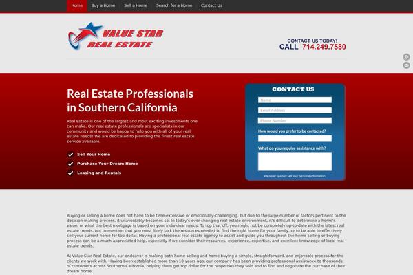 JustLanded theme site design template sample