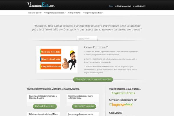 InReview theme site design template sample