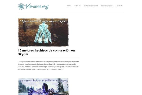 vamana.org site used Editor Blocks