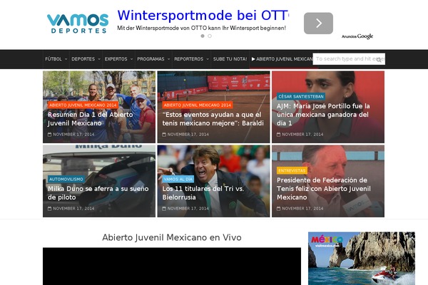 Site using Ad-ace plugin