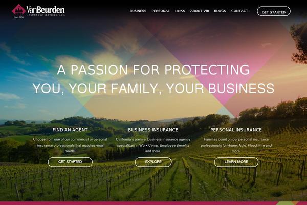 Stockholm theme site design template sample