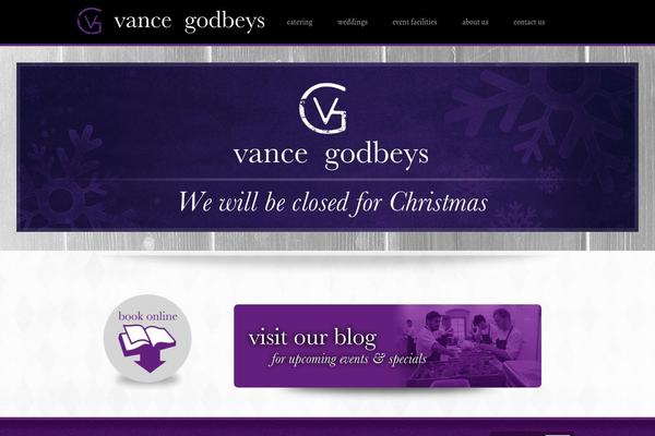 Vantage theme site design template sample