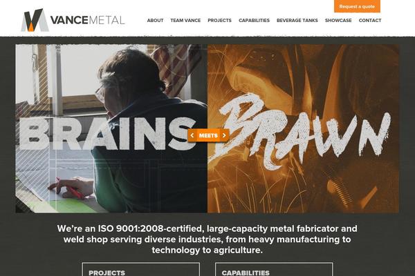 vance theme websites examples