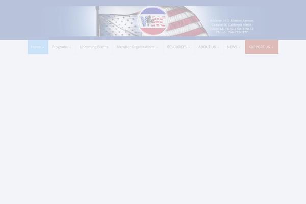 Candidate theme site design template sample