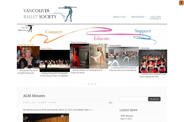 vancouverballetsociety.ca site used Dandelion