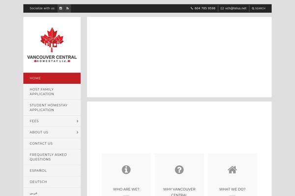vancouvercentralhomestay.com site used Package