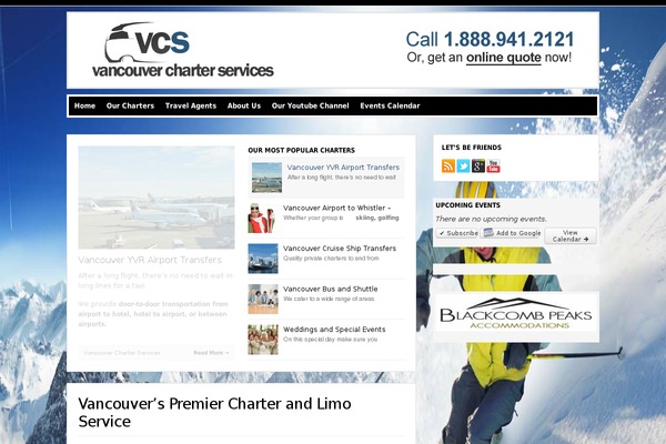 vancouvercharterservices.com site used Ams
