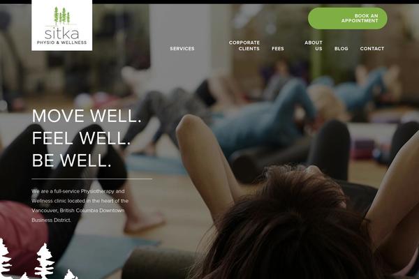 Sitka theme site design template sample