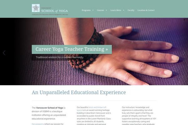 vancouverschoolofyoga.com site used Tfingi