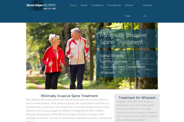 vancouverspinedoctor.com site used Wp_steven