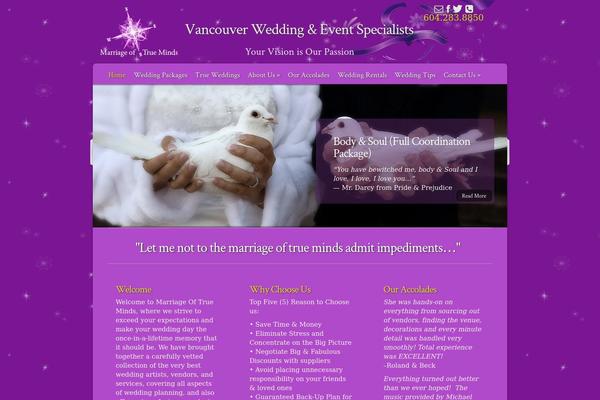 vancouverweddingevents.ca site used Mtm
