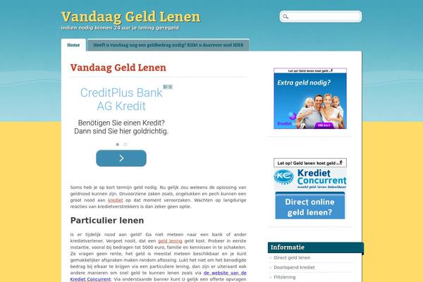 Citizen Journal theme site design template sample