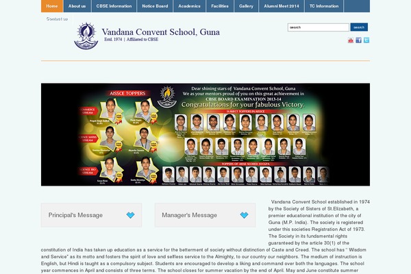 Academica theme site design template sample