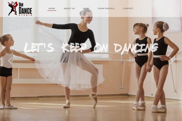 Vibez theme site design template sample