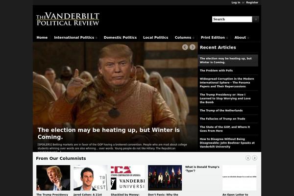 Magazinum theme site design template sample