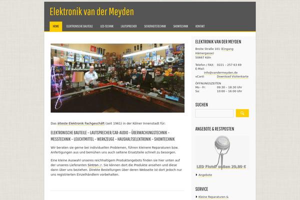 Koenda theme site design template sample