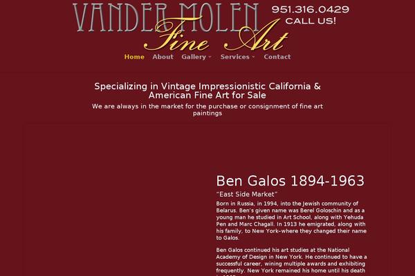 vandermolenfineart.com site used Vander
